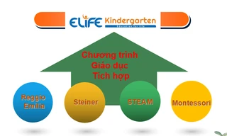 E-Life Kindergarten: Chương trình dạy học phân hóa, giáo dục sáng tạo