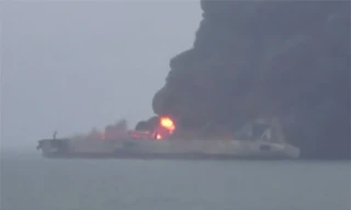 Vụ va chạm tàu chở dầu Panama và tàu chở hàng Hong Kong hôm 7.1 xảy ra ở khu vực được gọi là Tam giác quỷ Bermuda mới" ở ngoài khơi phía Đông Trung Quốc