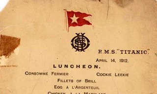 Tờ thực đơn trị giá hàng tỷ đồng