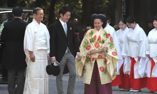 Công chúa Nhật Bản kết hôn với thường dân ở đền thiêng