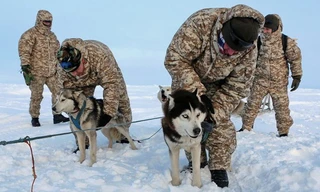 Quân khuyển đặc biệt của lính dù Nga ở Bắc Cực