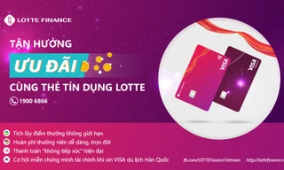 LOTTE Finance ra mắt thẻ tín dụng hoàn phí thường niên trọn đời
