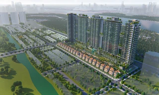 Sunshine Crystal River sở hữu vị trí vàng có tầm nhìn bao trọn sân golf Ciputra đắt giá