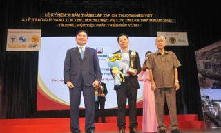 Pymepharco nhận Cúp Vàng Top 10 “Thương hiệu Việt uy tín” lần thứ 14 