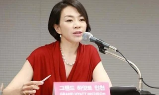 Bà Heather Cho (còn có tên Hàn Quốc là Cho Hyun Ah), người thừa kế kiêm Phó chủ tịch Korean Air đã phải từ chức sau khi làm chuyến bay chậm giờ do nổi nóng với tiếp viên trưởng. Ảnh: The Korea Herald