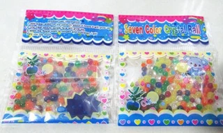 Hạt nhựa nở “Seven Color Crystal Ball”.