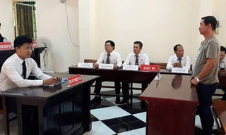 Bị cáo Sơn tại Tòa.