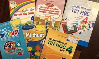 Hàng loạt cuốn sách học sinh phải mua thêm trong chương trình lớp 4