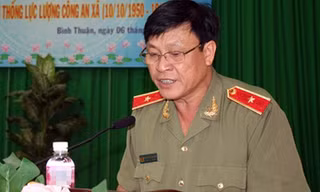 Thiếu tướng Nguyễn Văn Thân. Ảnh: Binhthuan.gov.vn