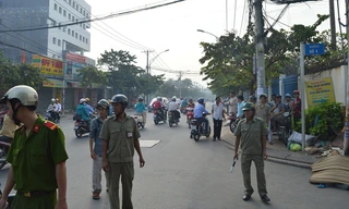 Hiện trường cụ ông tử vong