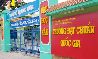 Trường Tiểu học Hùng Vương ở TP Sóc Trăng. Ảnh: Việt Tường.