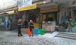 Hiện trường vụ nổ tại đường Lưu Hữu Phước