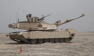 Một xe tăng M1A2 của quân đội Mỹ tại Iraq. Ảnh: Dmitry Shulgin.