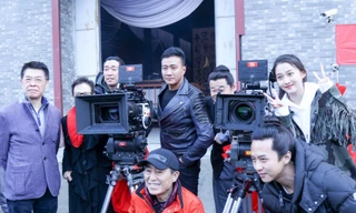 Trương Nghệ Mưu trên phim trường tác phẩm Ảnh