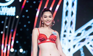 Ngắm hình thể quyến rũ của Á hậu Tường San trước ngày đến Miss International 
