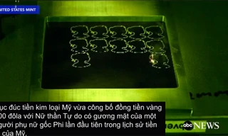 Mỹ công bố đồng xu 100 đôla bằng vàng ròng