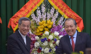 Phó Thủ tướng Trương Hoà Bình chúc mừng Giáng sinh tại Phát Diệm