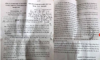 Văn bản đe doạ truy sát của Chủ tịch Vũ Đức Tĩnh.