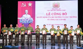 Cục Truyền thông CAND có 14 lãnh đạo. Ảnh. Báo CAND