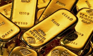 Vàng tăng trên chiều mua, giảm nhẹ trên chiều bán