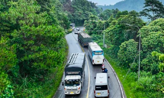 Cấm xe tải trên 20 tấn qua đèo Bảo Lộc dịp lễ 30/4 và 1/5 theo khung giờ