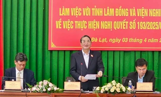 Phó Chủ tịch Quốc hội làm việc với tỉnh Lâm Đồng, Viện Nghiên cứu Hạt nhân
