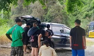 Rộ các điểm du lịch tự phát trong khu vực rừng phòng hộ trên đèo Bảo Lộc