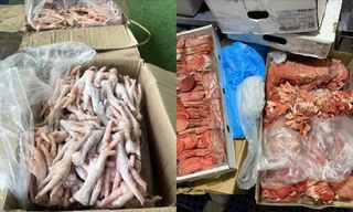 Thu giữ hơn 2,5 tấn thực phẩm đông lạnh không rõ nguồn gốc ở Đà Lạt