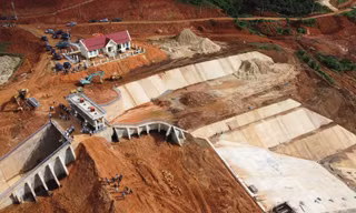 Toàn cảnh dự án hồ chứa nước 500 tỉ ở Lâm Đồng tạm dừng thi công do sạt lở