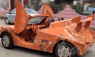  Siêu xe bằng gỗ gụ độc nhất trên thế giới