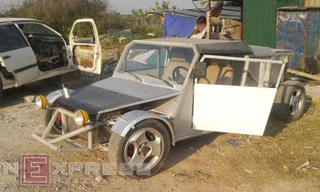 Xe tự chế tại Hoài Đức (Hà Nội) với chi phí 60 triệu.