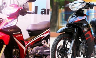 Đọ dáng Yamaha Sirius và Honda Blade 110