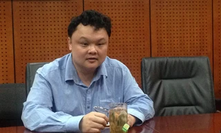 Ông Nguyễn Thế Tân, Phó Tổng Giám đốc VCcorp chia sẻ thông tin với báo giới chiều 5/11/2014.