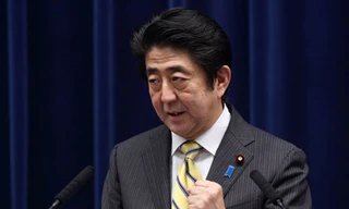 Thủ tướng Nhật Bản Shinzo Abe. Ảnh: Bloomberg. 