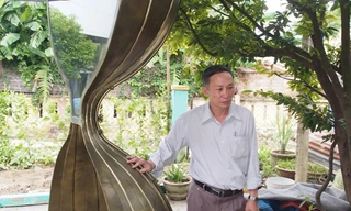 Cận cảnh chiếc đồng hồ nước “khủng” ở Quảng Nam 