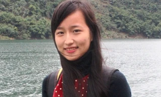 Ảnh: Nữ sinh Đại học Khoa học Xã hội và Nhân văn