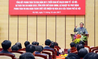 Bí thư Thành uỷ Hoàng Trung Hải yêu cầu các cán bộ phải rà soát, giảm bớt họp để phục vụ người dân Thủ đô tốt hơn - ảnh: Hà Nội mới