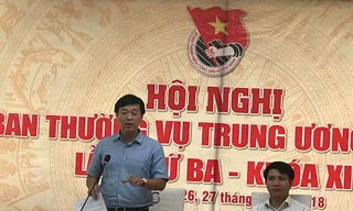 Bí thư thứ nhất T.Ư Đoàn Lê Quốc Phong yêu cầu, việc giáo dục lý tưởng, đạo đức phải luôn trong suy nghĩ của mỗi cán bộ Đoàn.