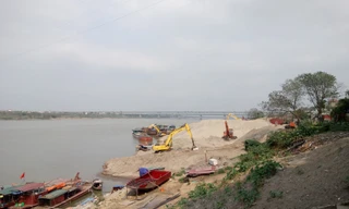 Hà Nội yêu cầu xoá sổ bãi cát “lậu” trong năm 2017