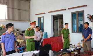 Cơ quan Công an tiến hành hoạt động tố tục với bị can.