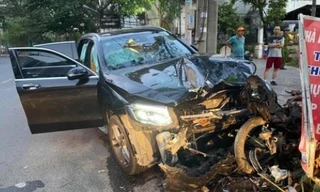 Bị cáo Nguyễn Trần Hoàng Phong tại phiên tòa ngày 9/4 