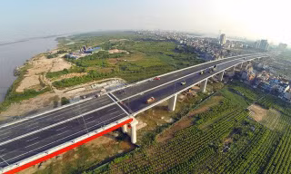 Dự kiến, siêu dự án "thành phố thông minh" tại phía Bắc Hà Nội (đoạn hai bên tuyến đường Võ Nguyên Giáp) sẽ rộng 271,82 ha.
