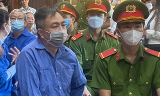 Bị cáo Nguyễn Minh Khải tại phiên tòa.