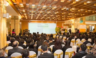 Toàn cảnh buổi lễ công bố lên sàn Upcom của BAC A BANK