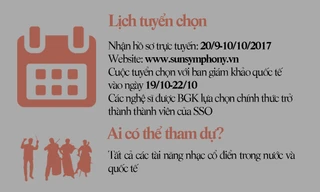 Làm sao để trở thành nhạc công của dàn giao hưởng Sun Symphony Orchestra?