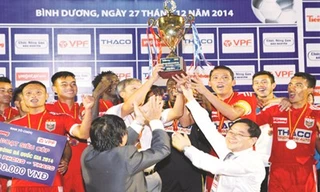 Kết quả bình chọn qua SMS giải Siêu cúp bóng đá Quốc gia 2014 