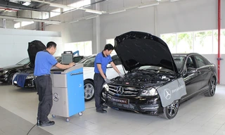Các Trung tâm dịch vụ ủy quyền của Mercedes-Benz Việt Nam không chỉ cung cấp phụ tùng chính hãng tốt nhất mà còn sở hữu đội ngũ nhân viên chuyên nghiệp trong cung cách phục vụ
