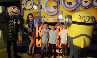 Hồ Ngọc Hà và con trai cũng là những khán giả đầu tiên của phần ba bộ phim