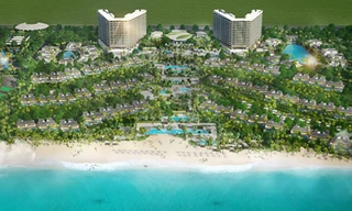 Hình render toàn cảnh Khu nghỉ dưỡng ALMA