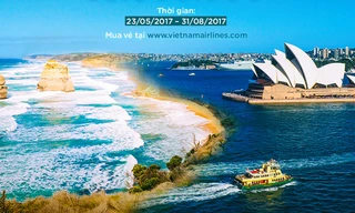 Vietnam Airlines bán vé khứ hồi đi Úc hơn 10 triệu đồng